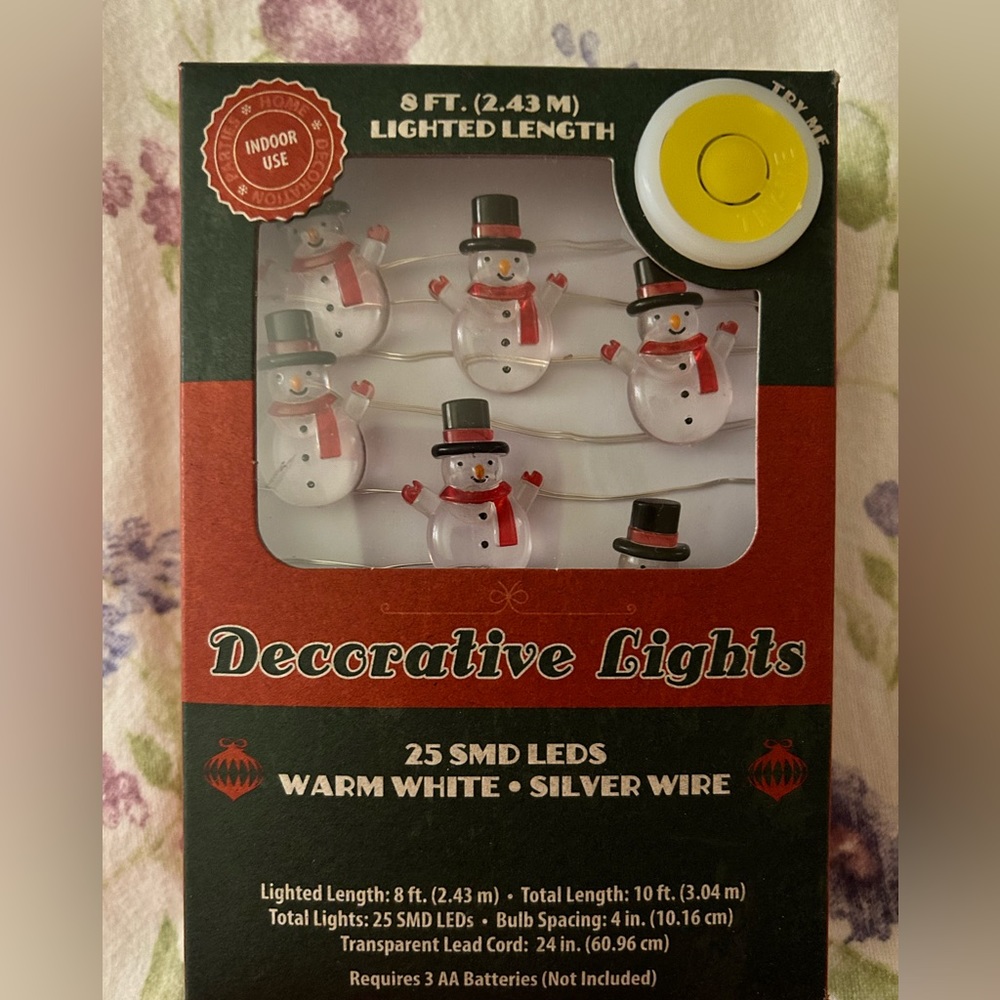 Snowman lights